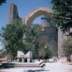 View of the courtyard