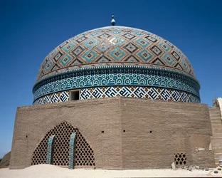 View of the Cupola of Jameh Mosque of Yazd