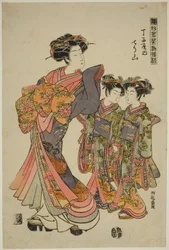 Chozan of the Chojiya, from the series Models for Fashion: New Designs as Fresh as Young Leaves