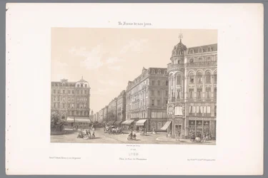 View of Place and Rue de l