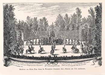 Moliere in God Pan, Illustration of 