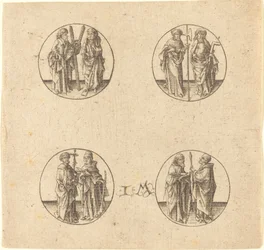 Eight Apostles in Four Roundels