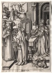 High Priest Rejecting the Offering of Joachim
