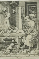 The Organ Player and His Wife
