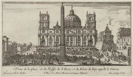 View of the Place and Church of St. Peter and the Pope