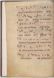 Leaf 1 from an Antiphonal Fragment