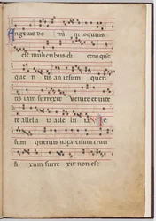 Leaf 2 from an Antiphonal Fragment