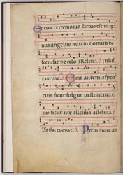 Leaf 3 from an Antiphonal Fragment
