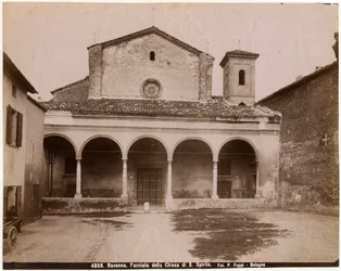 Church of Holy Spirit, Ravenna, Emilia-Romagna, Italy, Photograph by Pietro Poppi, Bologna, ca 1900