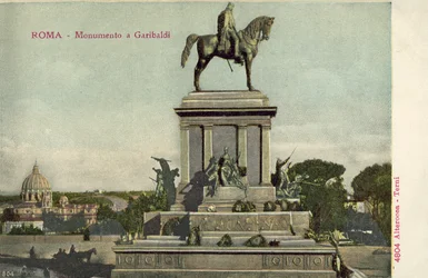 Rome, Italy, Garibaldi monument