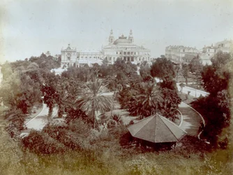The Boulengrins Gardens annexed to the Casino in Montecarlo