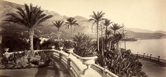 The garden of the Casino of Montecarlo, in the Principality of Monaco