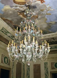 18th Century Murano Glass Chandelier at the Querini - Stampalia Foundation of Venice