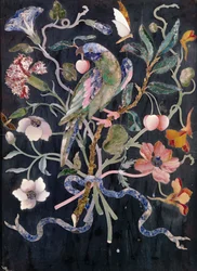 A Parakeet in a Bouquet