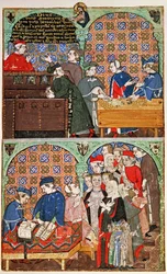 Counting Money and Paying Wages, from Treatise on the Vices