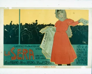 Advert for the Italian Newspaper La Sera