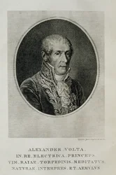 Alessandro Giuseppe Antonio Anastasio Volta, from L