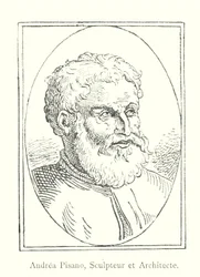 Andrea Pisano, Sculptor and Architect (engraving)