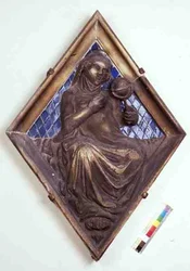 Astronomy, relief tile from the Campanile