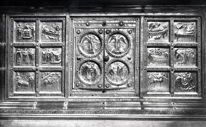 Back of the Wulvinius Altar, presented by Angilberto II in 835