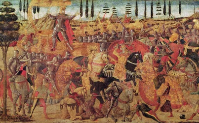 Battle between Darius and Alexander the Great
