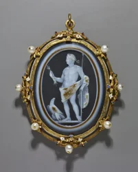 Cameo Portraying a Roman Emperor as Jupiter