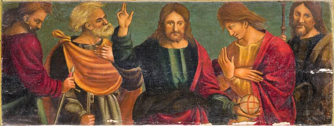Christ with Four Apostles