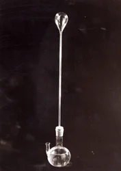 Copy of a thermoscope invented by Galileo Galilei