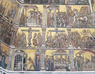 Detail of the Ceiling, Baptistery, Florence
