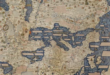 Detail of the Mediterranean, from Large Planisphere, or Mappa Mondo of 1459