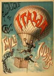 Emile Julhes, Aeronaut, c.1890