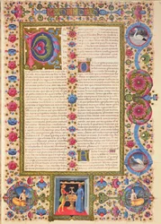 Letter from St. Paul to Timothy, from the Borso d