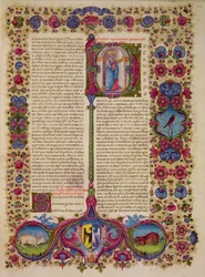 First Letter from St. Peter to the Apostles, from the Borso d