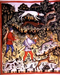 Hunting Hare, illustration from 