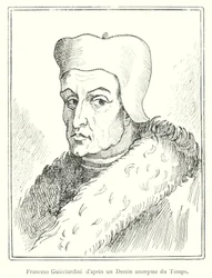 Francesco Guicciardini after an Anonymous Drawing of the Time (engraving)