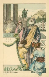 Illustration for the Novel Quo Vadis by Henryk Sienkiewicz