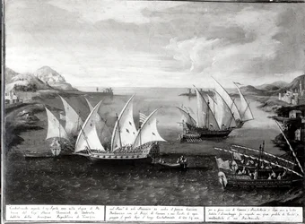 Incident off Patras Between the Venetian Captain Ivanovich da Dabrota and the Turkish Pirate Barbarossa, 17 April 1751