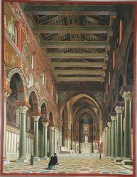Interior of the Duomo di Monreale, Sicily