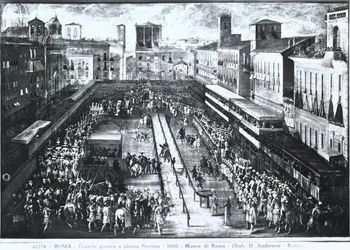 Large Tournament in Piazza Navona, c.1610