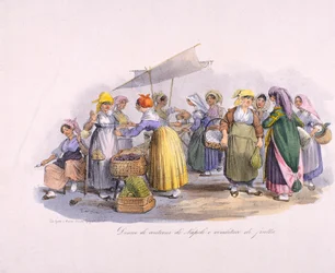 Market Scene in Naples
