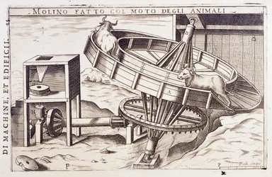 Mill Powered by Animals