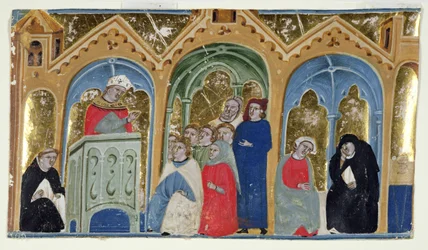 Miniature from Gratian