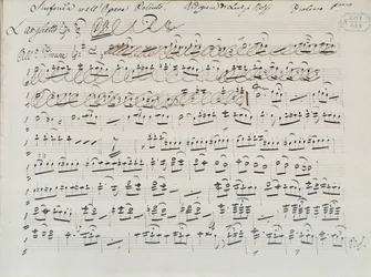 Musical Score for Poliuto by Donizetti