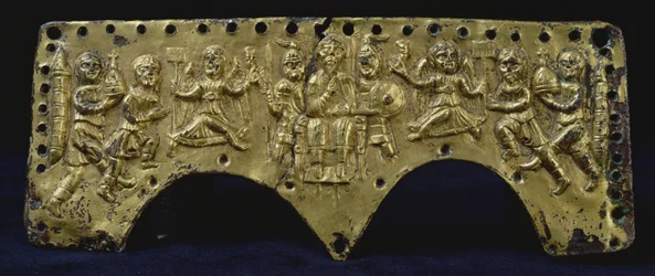 Plaque from the helmet of Agilulf