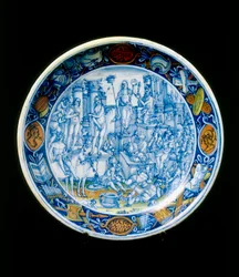 Plate with the Allegories of Selene, Manufacture of Faenza
