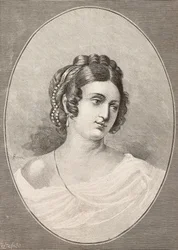 Portrait of Costanza Monti (1792-1840), Italian poet