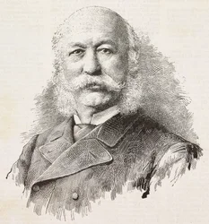 Portrait of Girolamo Cantelli, Italian patriot and politician, engraving from L