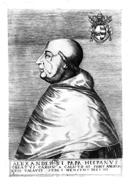 Portrait of Pope Alexander VI (1492-1503) (16th-17th century)