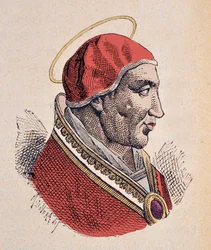 Portrait of Pope Anastasius II (496-498)