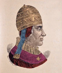 Portrait of Pope Boniface IX (1389-1404)